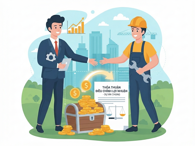 Quy định pháp luật liên quan đến thỏa thuận điều chỉnh lợi nhuận từ dự án chung