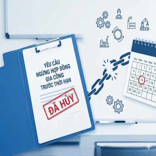 Tư vấn pháp lý yêu cầu ngừng hợp đồng gia công trước thời hạn