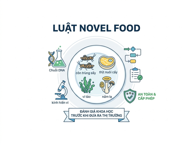 Quy định của luật Novel Food trong xuất khẩu nông sản