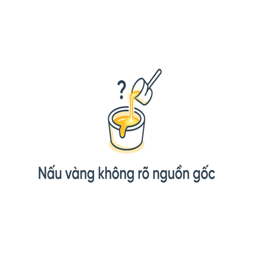 Xử lý hành vi nấu vàng không rõ nguồn gốc theo quy định hiện hành