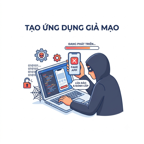 Xử lý hành vi tạo ra ứng dụng giả mạo