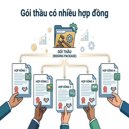 Quy định pháp luật về gói thầu có nhiều hợp đồng