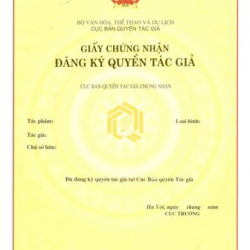Thủ tục đăng ký bản quyền tác giả đối với tác phẩm viết