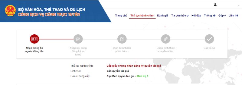 Thủ tục đăng ký bản quyền tác giả đối với chương trình máy tính