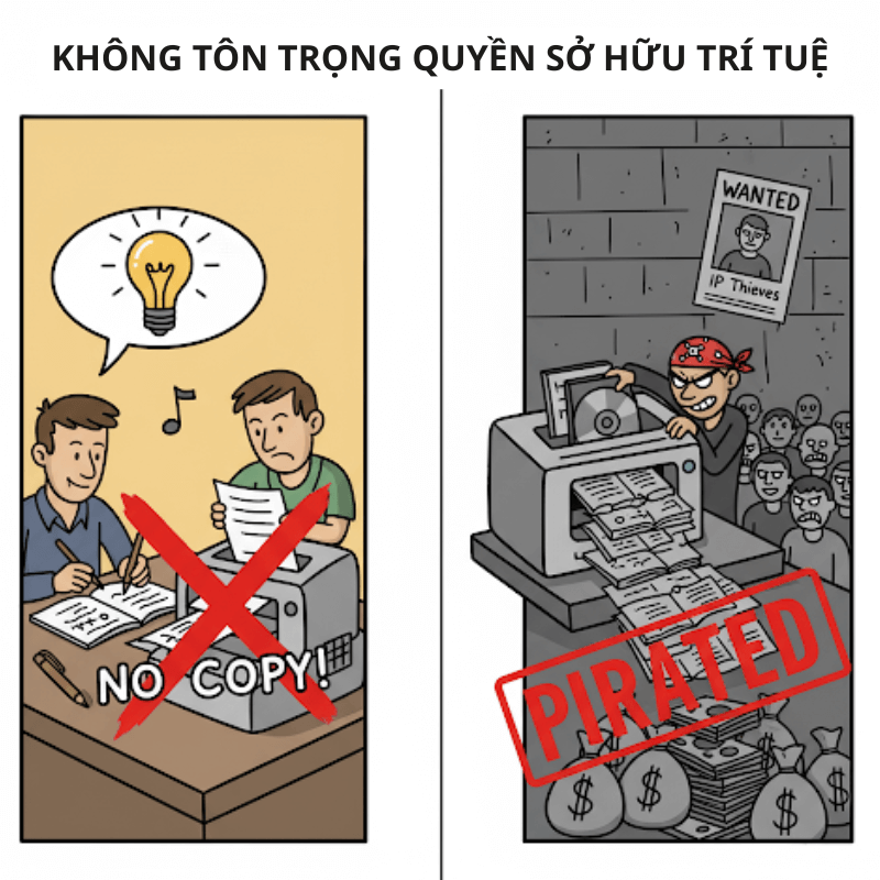 Hiểu đúng luật về không tôn trọng quyền sở hữu trí tuệ cùng NPLAW