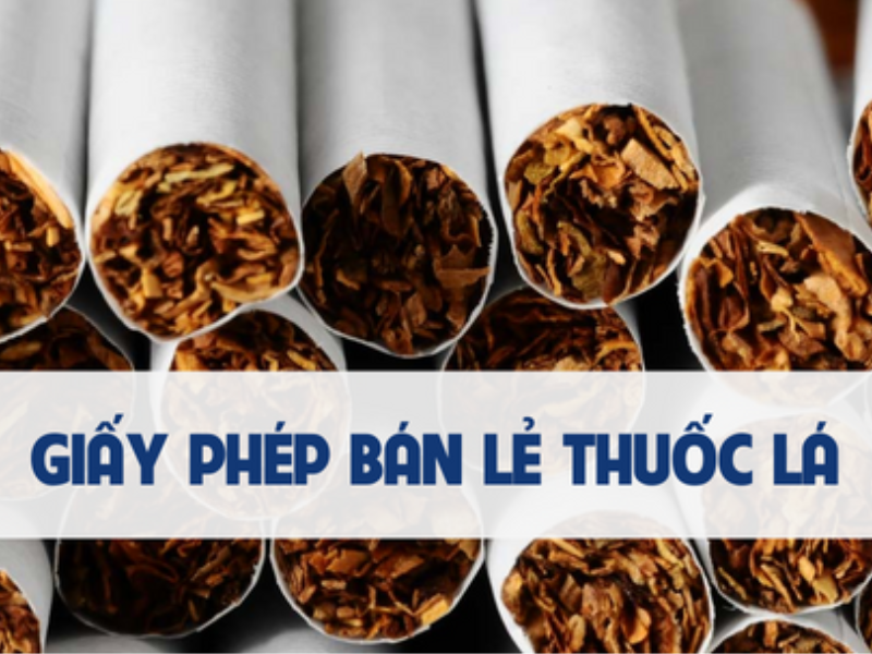 Giấy phép bán lẻ thuốc lá