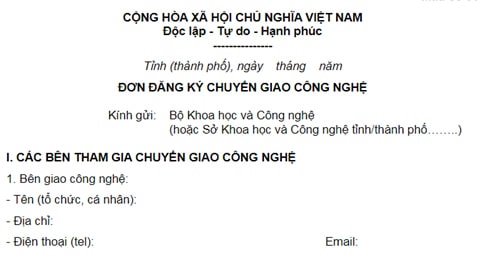 Thực trạng giấy chứng nhận đăng ký chuyển giao công nghệ hiện nay
