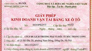 Giấy phép kinh doanh vận tải hành khách bằng ô tô là điều kiện bắt buộc