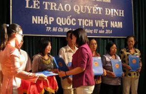 Hồ sơ để trẻ em nước ngoài nhập quốc tịch Việt Nam?