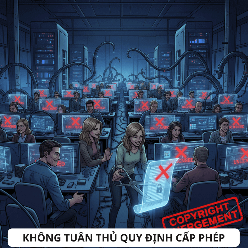 Đối phó với hậu quả không tuân thủ quy định cấp phép cùng NPLAW