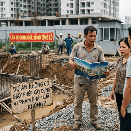 Rao bán dự án không có giấy phép xây dựng có vi phạm pháp luật không?