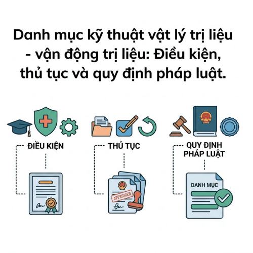 Danh mục kỹ thuật vật lý trị liệu - vận động trị liệu: Điều kiện, thủ tục và quy định pháp luật
