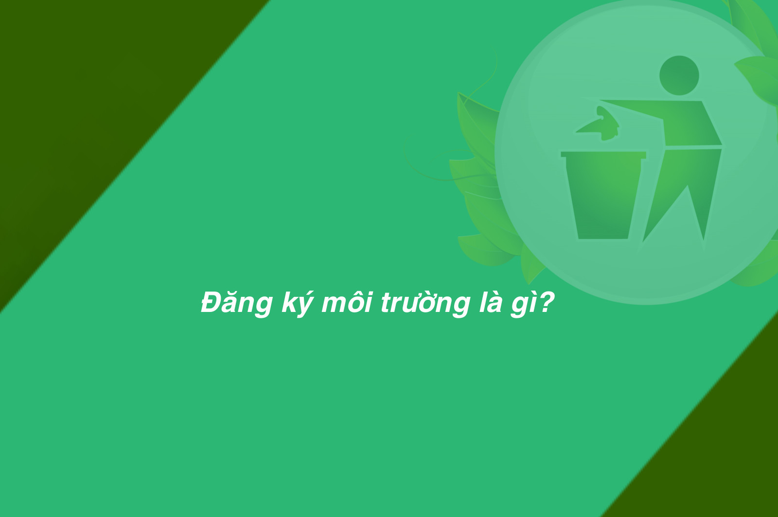 Đăng ký môi trường là gì?