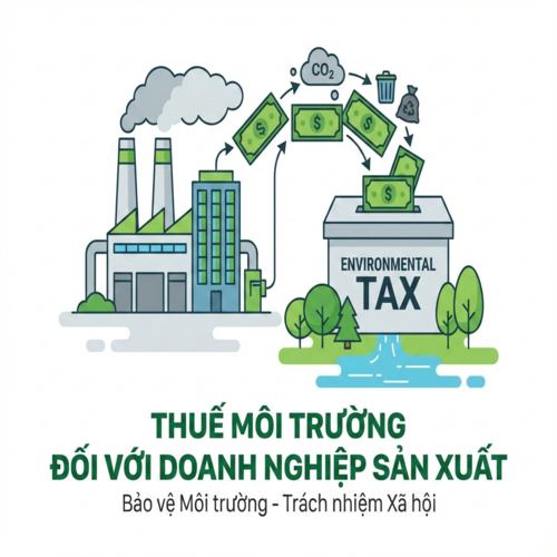 Quy định pháp luật về thuế môi trường đối với doanh nghiệp sản xuất