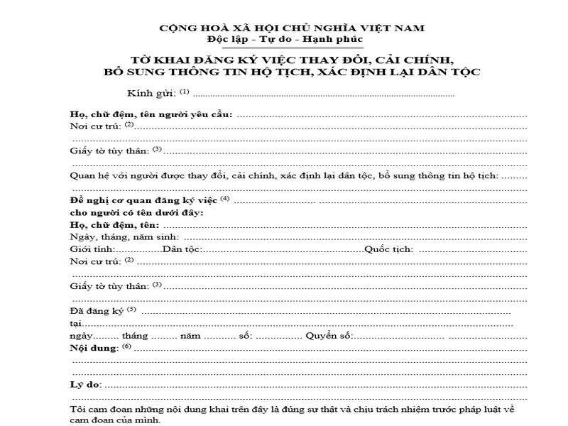 Có được thay đổi tên cá nhân trong giấy khai sinh không?