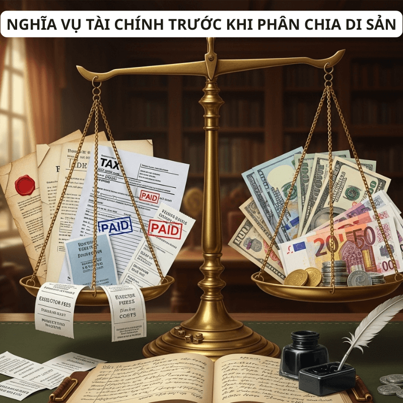 Băn khoăn về nghĩa vụ tài chính trước khi phân chia di sản, NPLAW giúp bạn