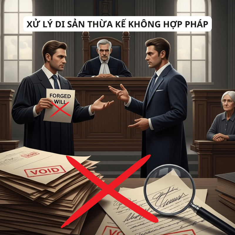 Phải làm gì khi phát hiện việc xử lý di sản thừa kế không hợp pháp