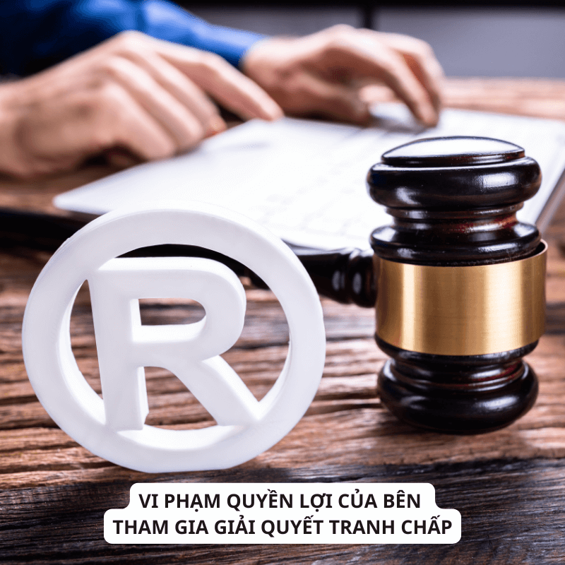 Ứng phó khi có vi phạm quyền lợi của bên tham gia giải quyết tranh chấp